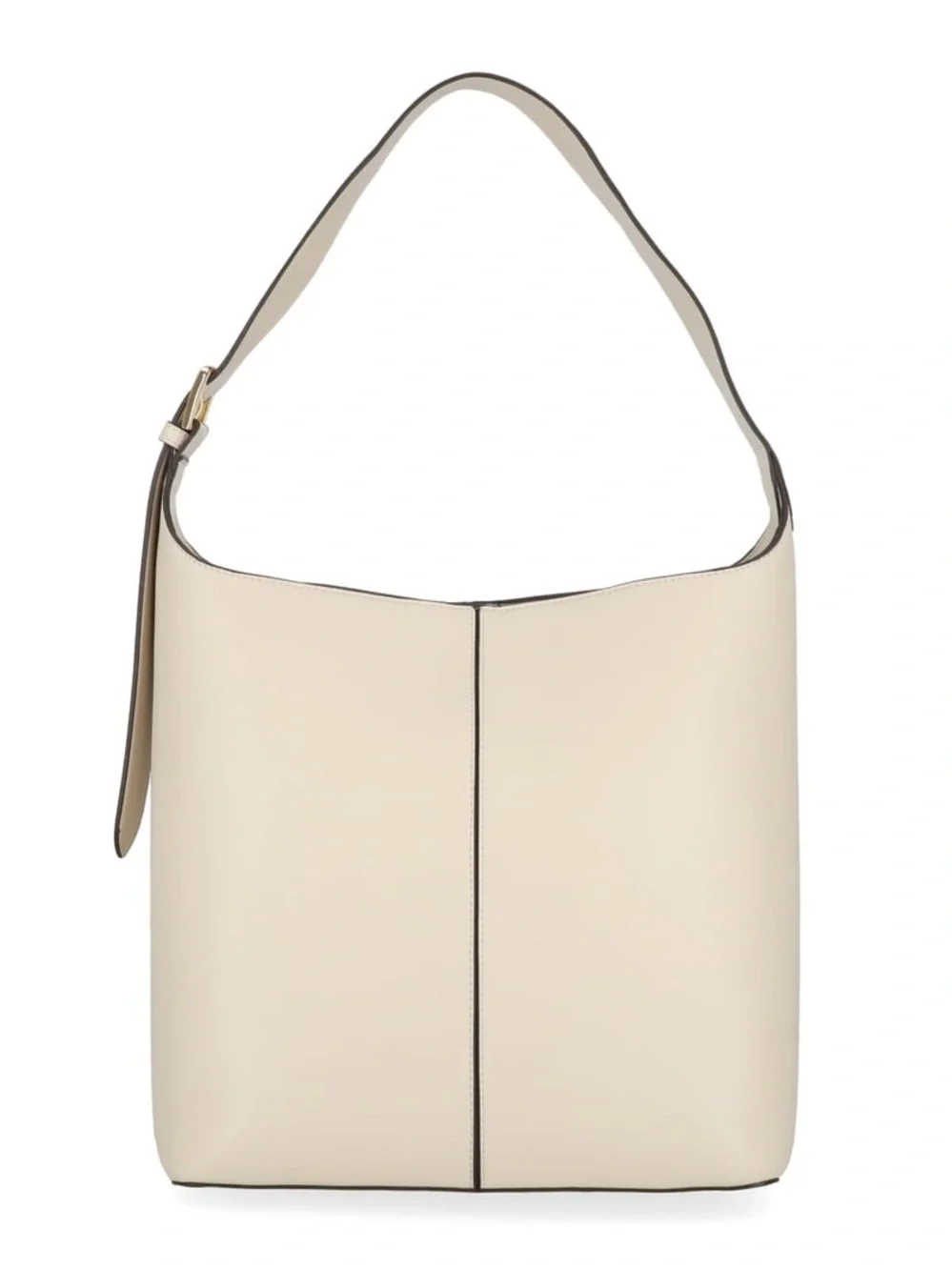 Time and Tru Shively Bucket Handbag in Ivory Beige Vegan Leather OS Brand New